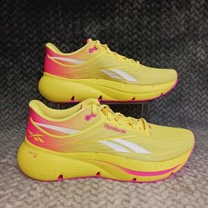 Reebok Zignition Women's Athletic Running Shoes Yellow Pink Size 11.5